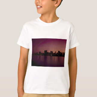 Camiseta Horizonte de Nova York ao Crepúsculo