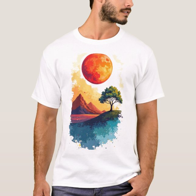 Camiseta Horizonte de Scarlet (Frente)