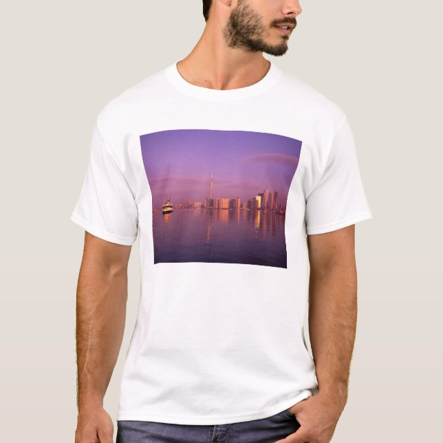 Camiseta Horizonte de Toronto, Ontário, Canadá (Frente)