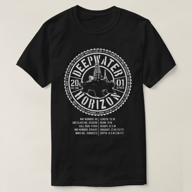 Camiseta Horizonte Deepwater 1 (Frente do Design)
