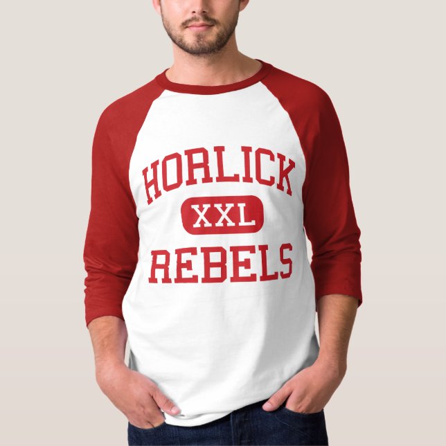 Camiseta Horlick - rebeldes - segundo grau - Racine (Frente)