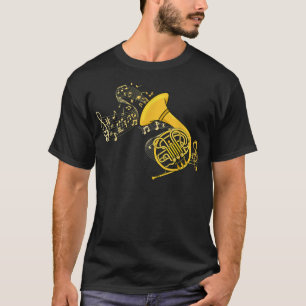 Camiseta Horn Music Lover Big Banda - Francês
