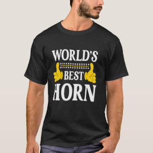 Camiseta Horn Surname Funny Team Family Sobrenome World's B