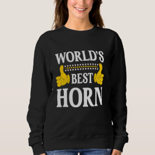 Camiseta Horn Surname Funny Team Family Sobrenome World's B