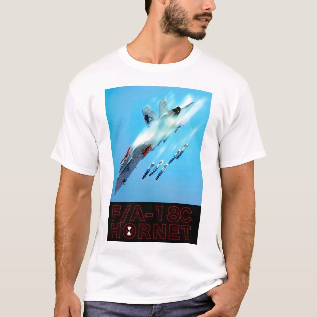 CAMISETA HORNET F/A-18C (Frente)