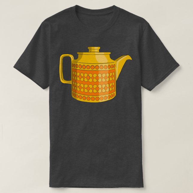 Camiseta Hornsea Saffron Teapot (Frente do Design)