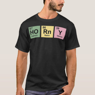 Camiseta Horny Chemistry for Solteiros Periódicos