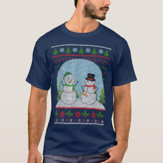 Camiseta Horny Snowman Ugly Christmas Sweater