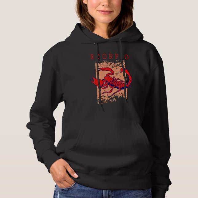 Camiseta Horoscope Scorpio Zodiac - Sinal de Astrologia Con (Frente)