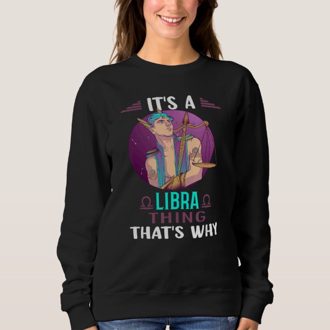 Camiseta Horoscópio Libra Astrologia Sinal Zodiac (Frente)