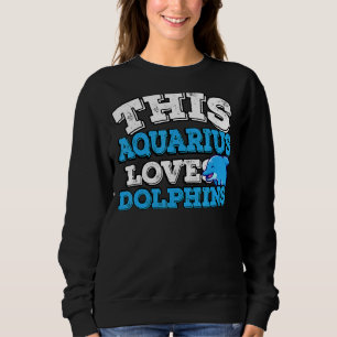 Camiseta Horoscópio Sinal Zodíaco Aquário Ama Golfinhos