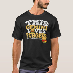 Camiseta Horoscópio Sinal Zodíaco Gemini Adora Burgers