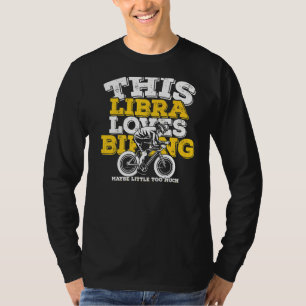 Camiseta Horoscópio Sinal Zodíaco Libra ama Biking