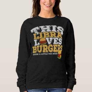 Camiseta Horoscópio Sinal Zodíaco Libra ama Burgers