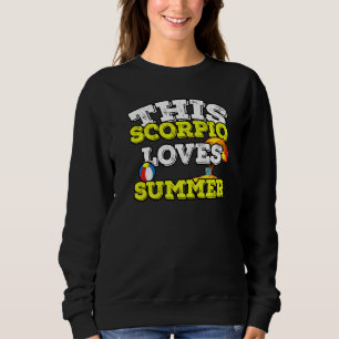 Camiseta Horoscópio Sinal Zodíaco Scorpio ama Verão