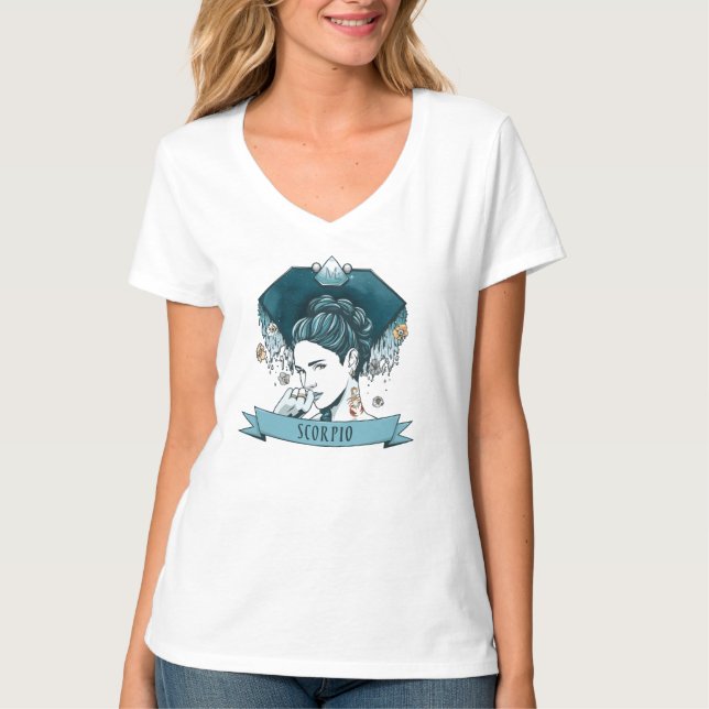 Camiseta Horóscopo - ESCORPIÃO (Frente)