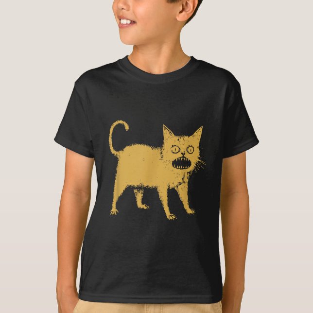 Camiseta Horrível Gato Japonês (Frente)