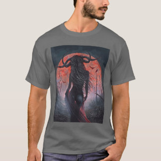 Camiseta Horror Art Goth Girl Succubus Psychobilly Punk GOt