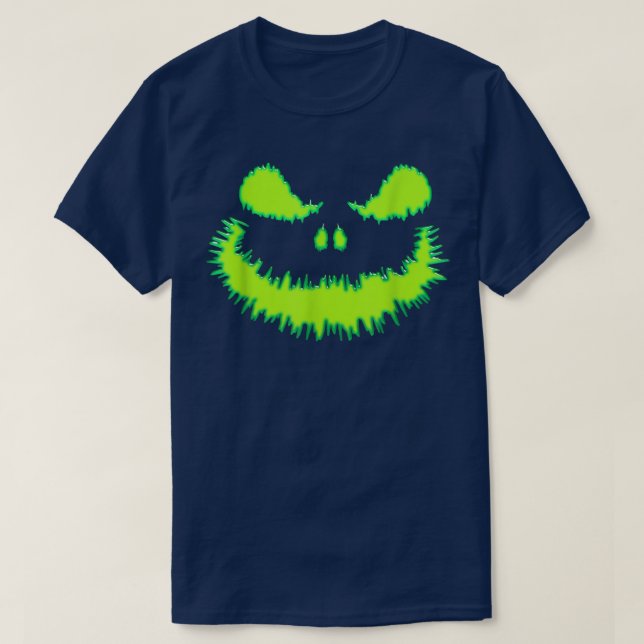 Camiseta Horror Assustador Pumpkin Face Jack O Lanterna Hal (Frente do Design)