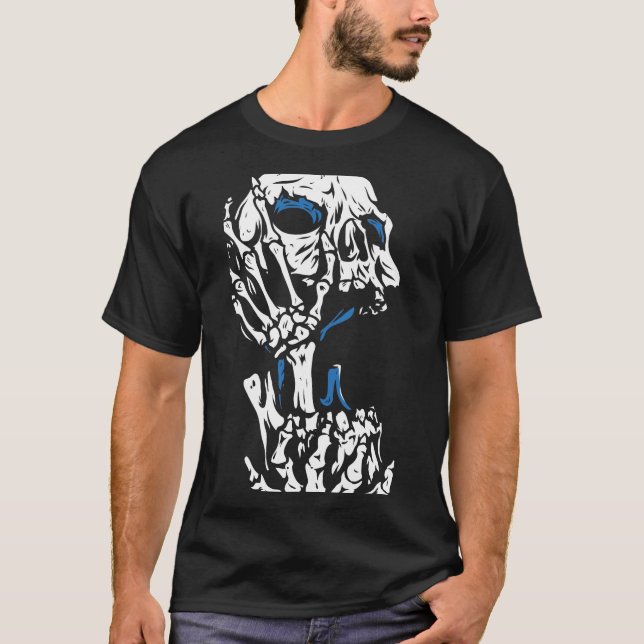 Camiseta Horror creepy skull (Frente)