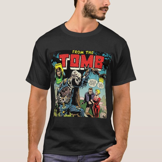 Camiseta Horror Da Tumba Comic Book (Frente)