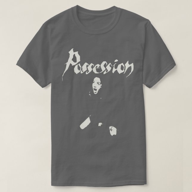Camiseta Horror de Cura de Possessão Clássica (Frente do Design)