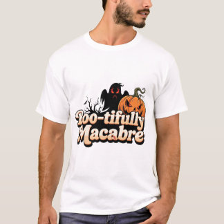 Camiseta Horror de Halloween Boo-tieamente Macabre