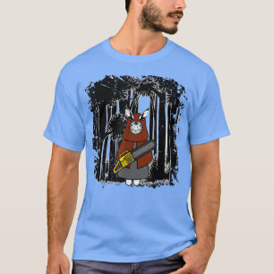 Camiseta Horror de Halloween do Gótico de coelhinho Gótico