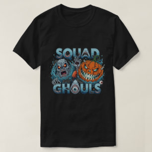Camiseta Horror de Halloween do Halloween do Esquadrão Ghou