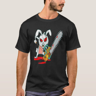 Camiseta Horror do Dia das Bruxas Gótico do Gótico de Coelh