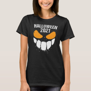 Camiseta Horror do Partido Disfarça Assustador 2021 Hallowe
