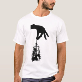 Camiseta Horror Esqueleto Assustador Gaiola do Esqueleto Hu