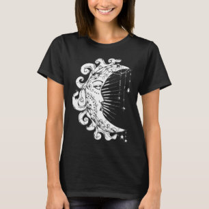 Camiseta Horror Gótico gótico Occult Emo Aestética Moon Spi
