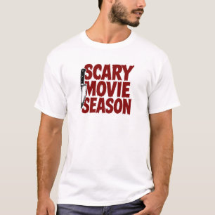 Camiseta Horror Halloween da estação de cinema assustadora