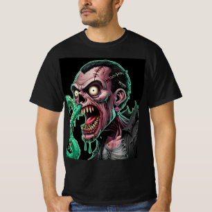 Camiseta Horror Halloween Zombie: Banquete da meia-noite de