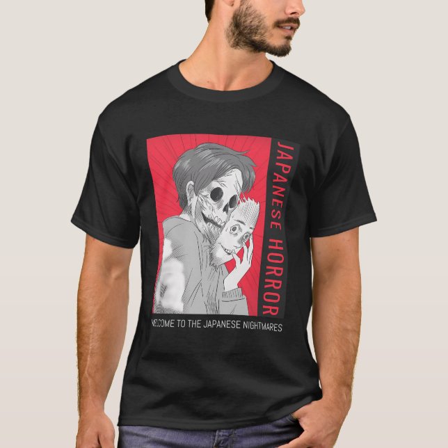Camiseta Horror Japonês Duas Faces Yurei Bakemono Obake (Frente)