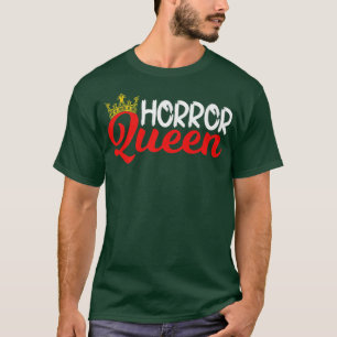 Camiseta Horror Movie Fan Halloween Figurume Horror Queen
