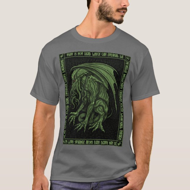 Camiseta Horror of Cthulhu Azhmodai 2020 (Frente)