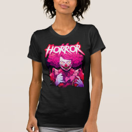 Camiseta Horror Palhaço Rosa