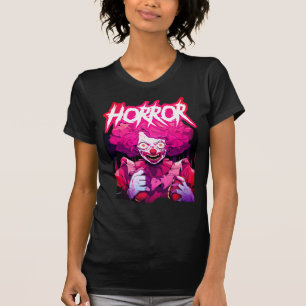 Camiseta Horror Palhaço Rosa