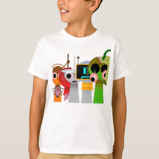 Camiseta Horror Sprunki Beats - Oren Raddy Clukr Funbot 