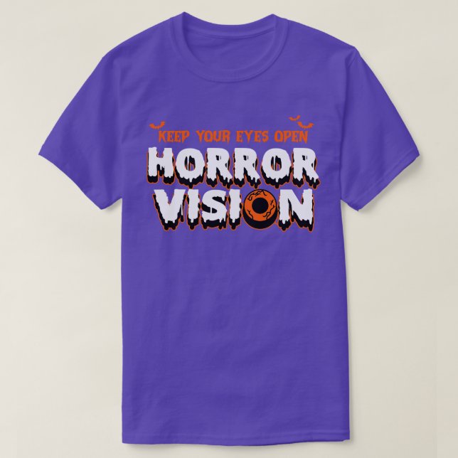 CAMISETA HORROR VISION HALLOWEEM (Frente do Design)