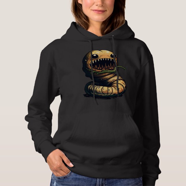 Camiseta Horror Worm Nightmare Scary Terrifying Halloween (Frente)