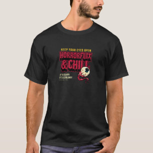 Camiseta Horrorflix E Fique à Vontade
