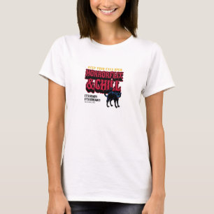 Camiseta Horrorflix E Fique à Vontade