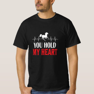Camiseta Horse Art Você Segura Meu Coração