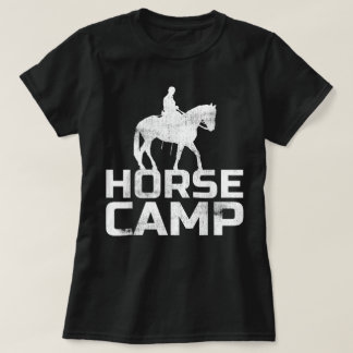 Camiseta Horse Camp Trainer Horses Lover Equine Stables