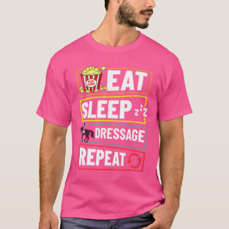 Camiseta Horse Dressage Horse Riding Training Arena Competi
