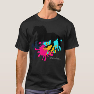 Camiseta HORSE e escola de cavaleiros aluzes