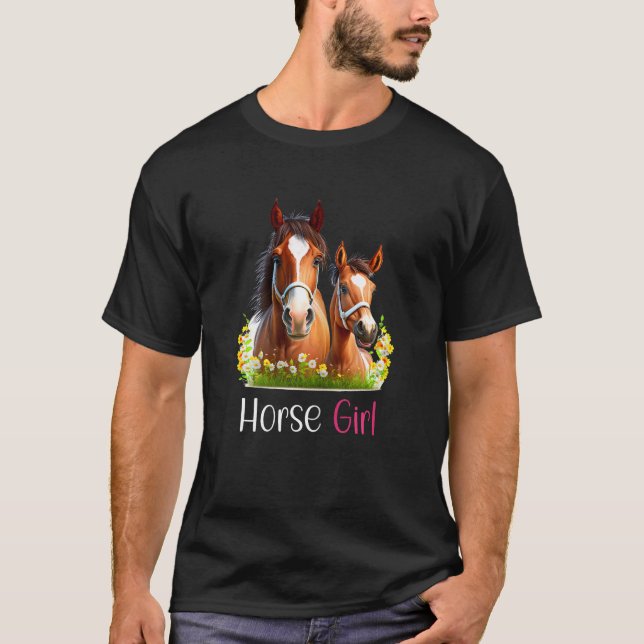 Camiseta Horse Girl Hobby Horse Girl (Frente)